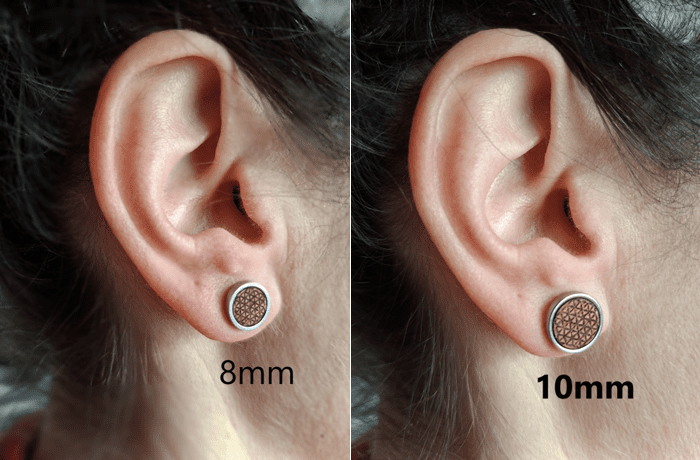 Bijoux - boucle d'oreille taille